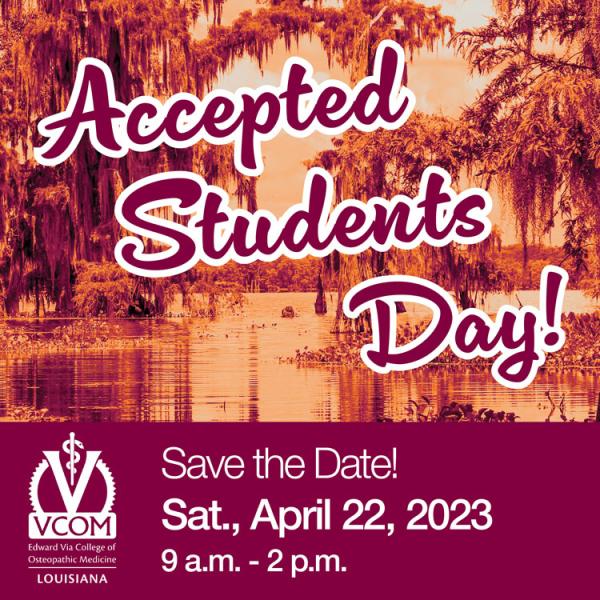 Louisiana Campus Accepted Students Day Flyer 2023