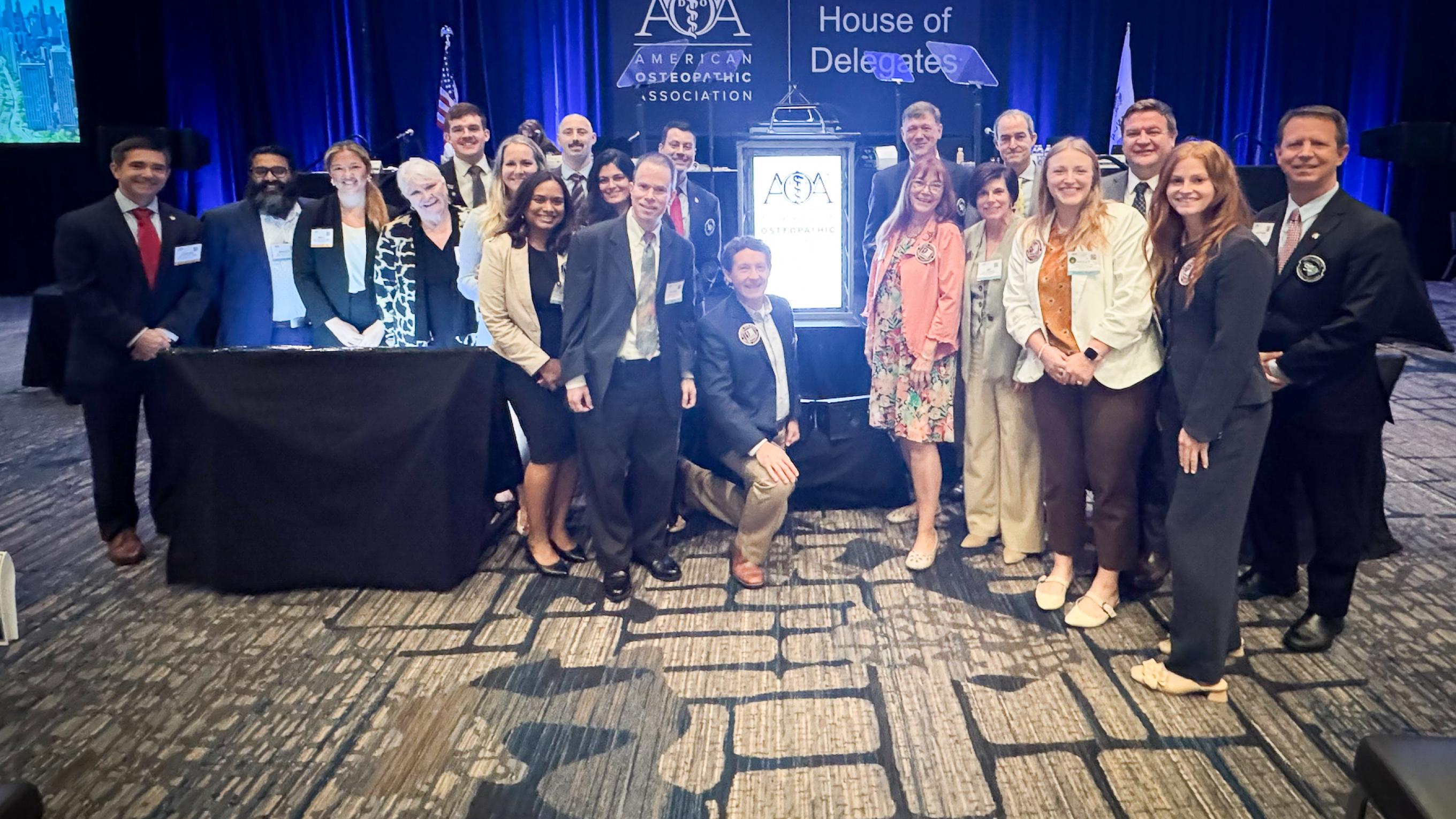 VCOM group at the AOA- 2025 House of Delegates Annual Business Meeting