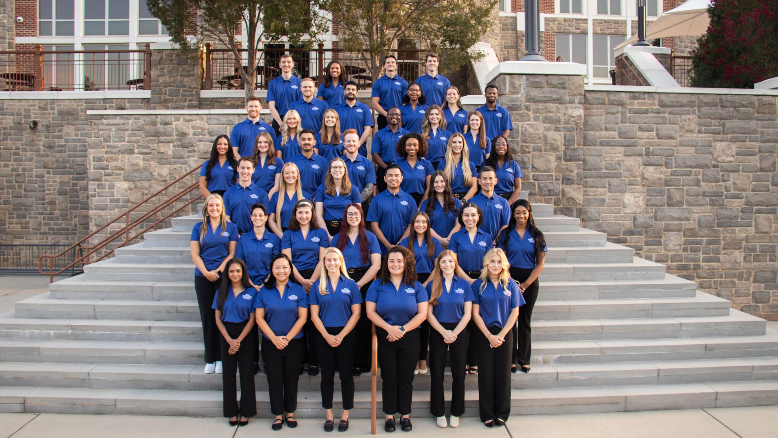 Inaugural class of anesthesiologist assistant students at the VCOM-Carolinas campus