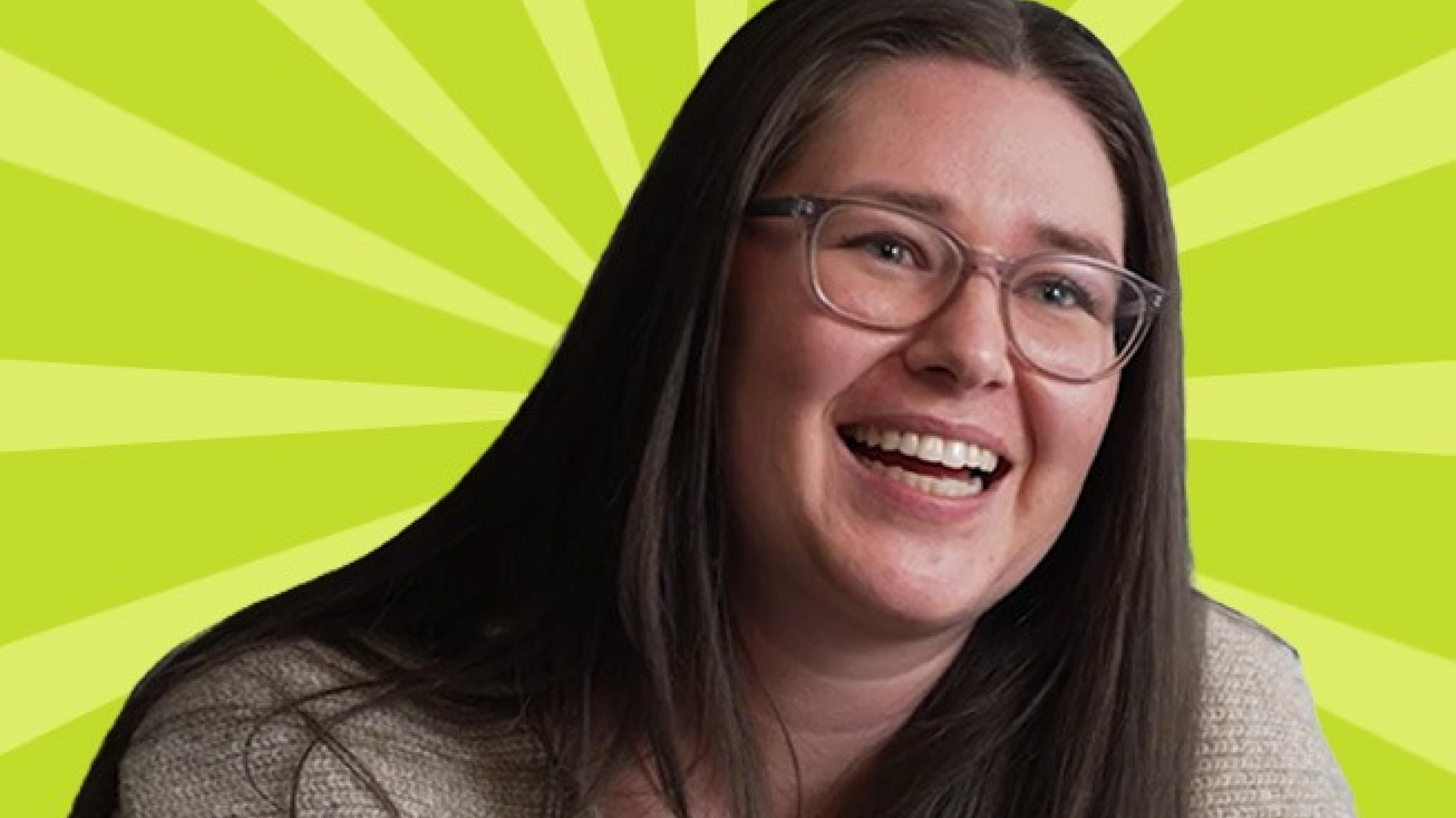 Research Challenge Grand Prize Winner text with photo of Allison Shenk