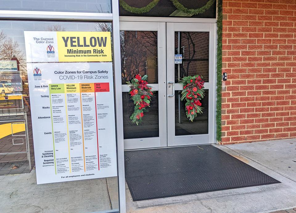Gold Award - COVID Color Zone for Campus Safety Poster