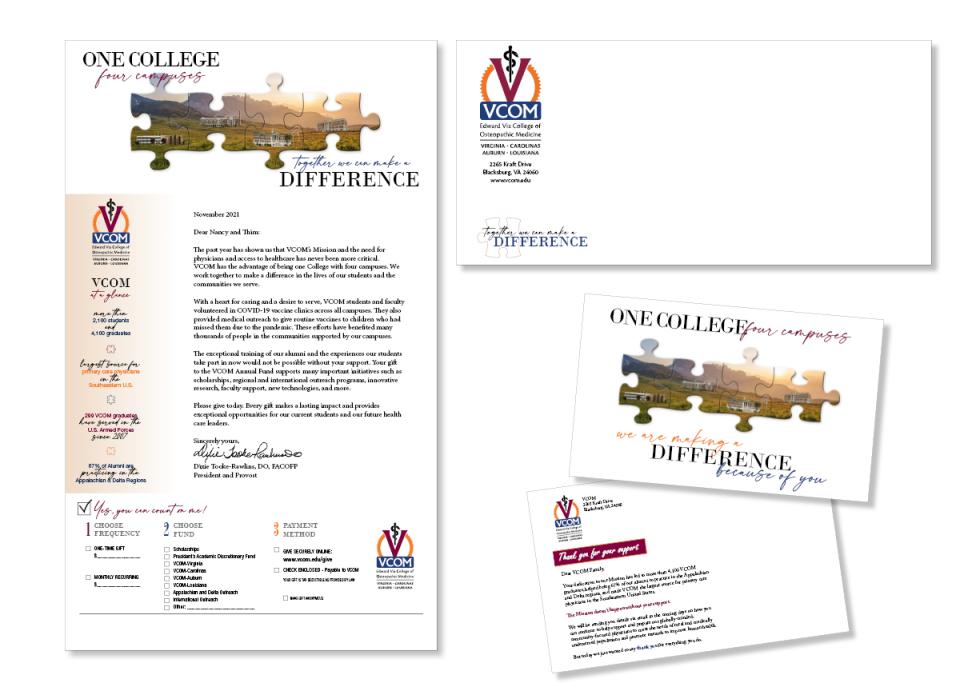 Gold Award - Annual Fund Mailings - Fundraising category