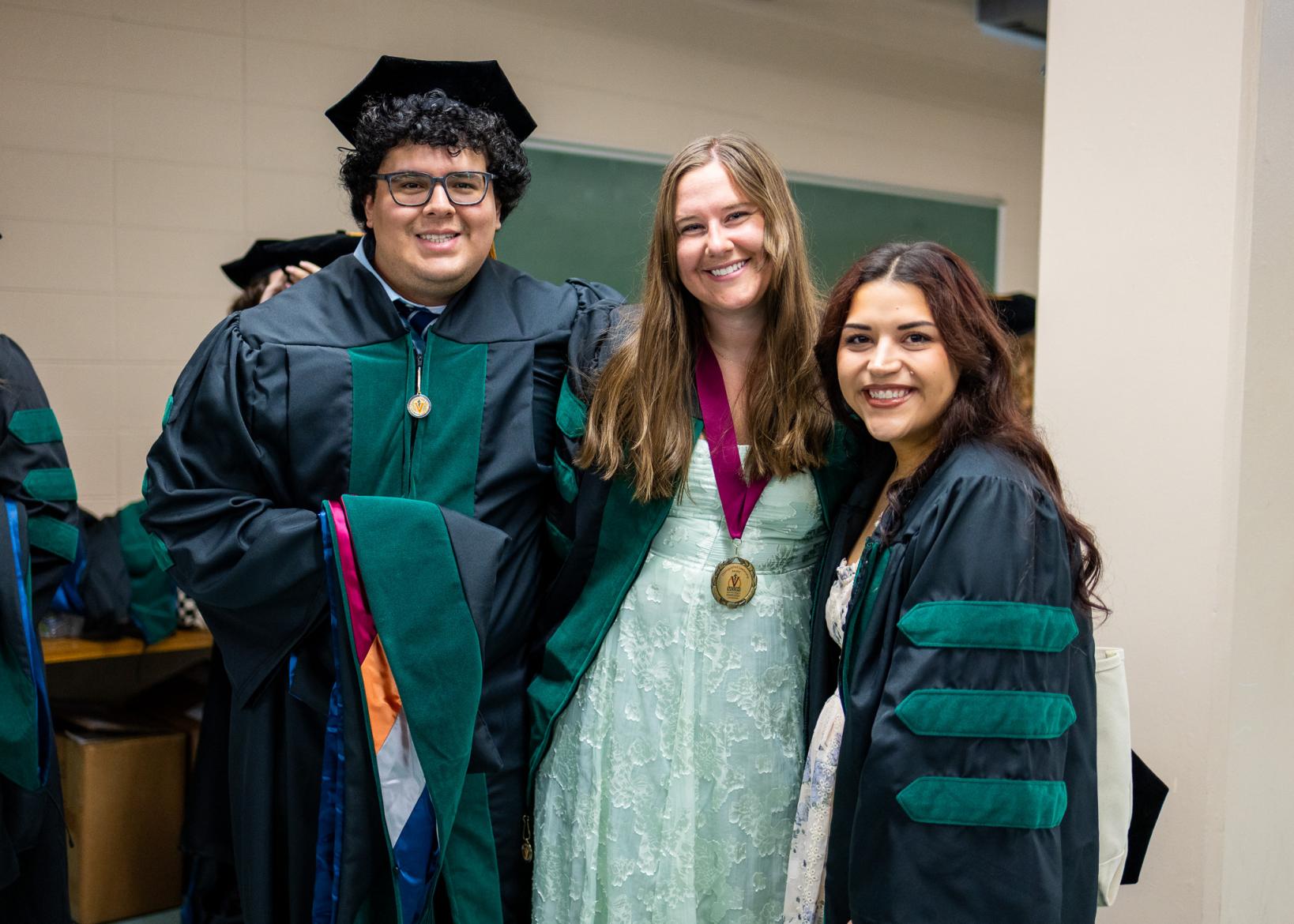 VCOM-Louisiana class of 2026 graduates in regalia smiling