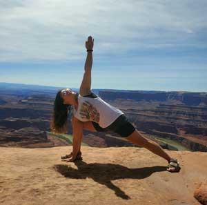 Madison Lambert on a hike