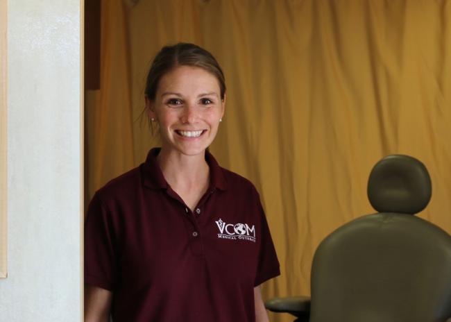 Alexis Stoner in the Carolinas Mobile Medical Unit