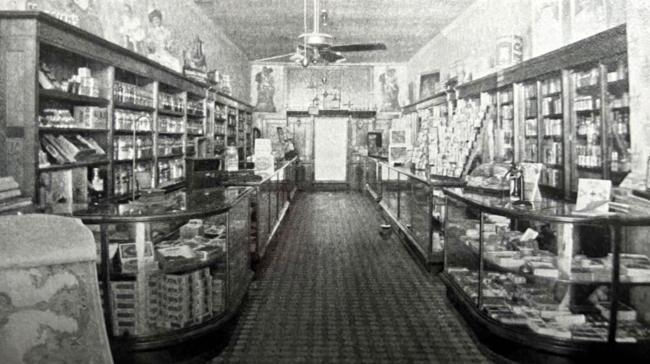 Willcox drug store in the early 1900's