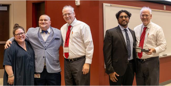 Research Day winners posing for a photograph