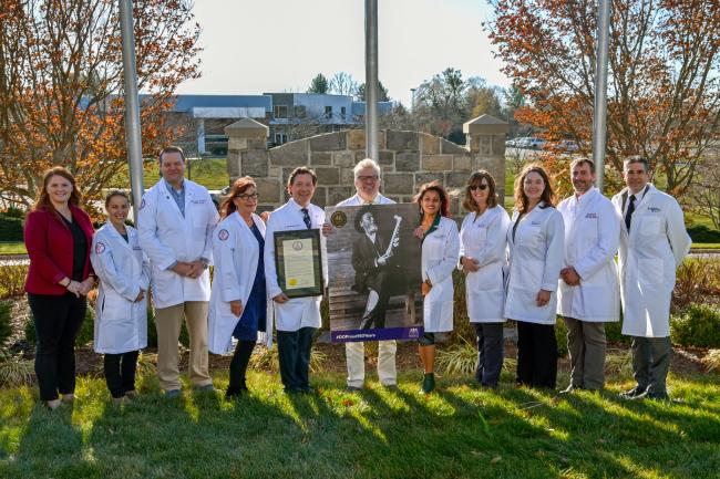 VCOM-Virginia faculty gather to recognize Osteopathic Medicine Month in Virginia