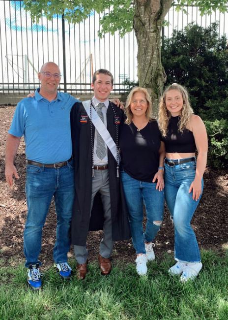 Tyler McCormick with family