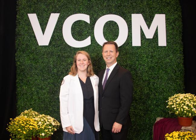 Olivia McLean posing with Dean Cannon