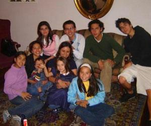 Daniela Gonzalez with family