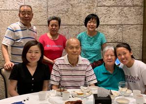 Athena Lee with family