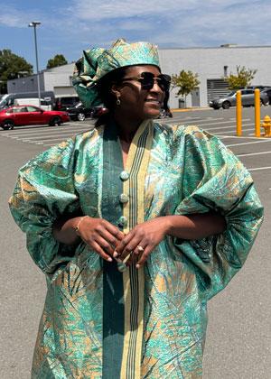Ade Ojimi in traditional dress