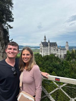 Wrenn Pallas with his wife, Kari