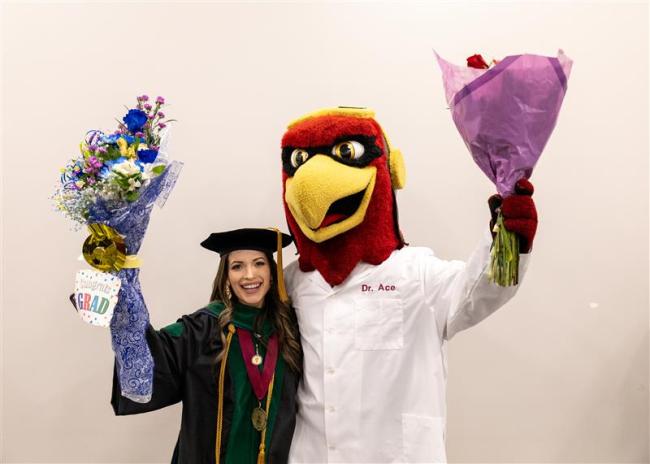Genesis Lambert with Dr. Ace