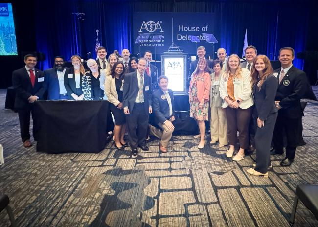 VCOM group at the AOA- 2025 House of Delegates Annual Business Meeting