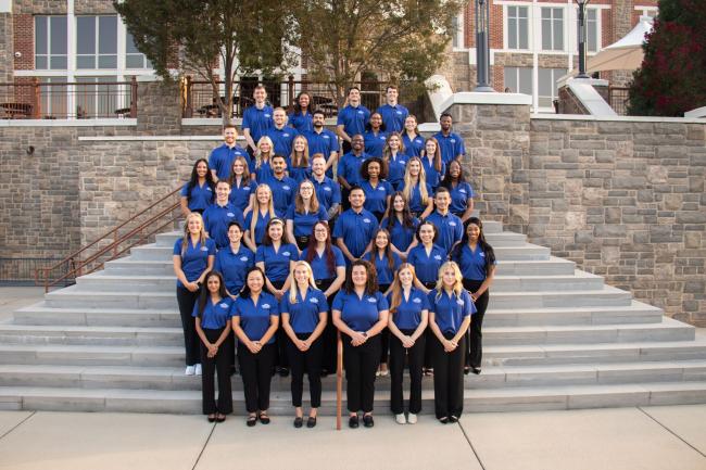 Inaugural class of anesthesiologist assistant students at the VCOM-Carolinas campus