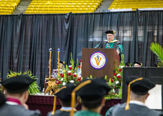 VCOM Louisiana class of 2026 graduation commencement speaker Thomas J. Gullatt, MD, FCCP