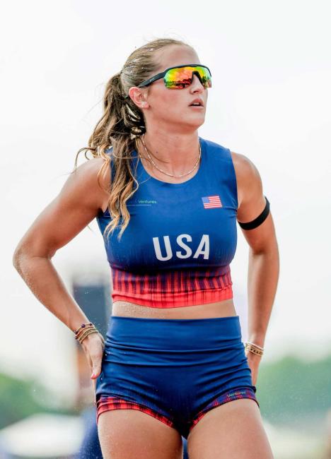 Hannah Hill in team USA clothing