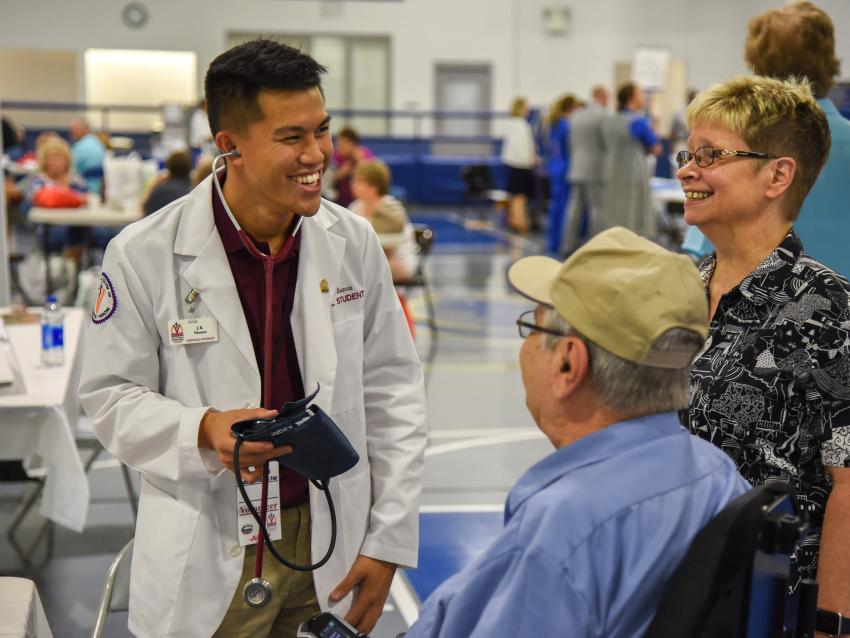 Student AARP Health Fair