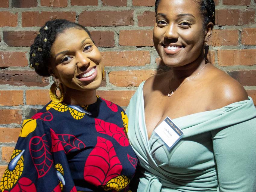 students at minorities in medicine event