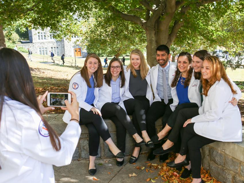 White coat ceremony students