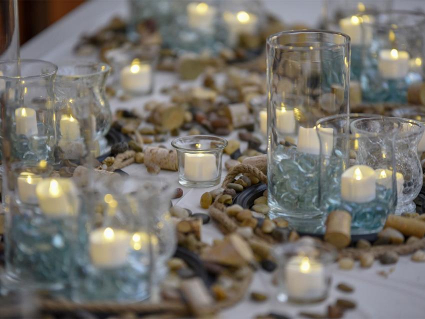 Candles for Cadaver Memorial Ceremony