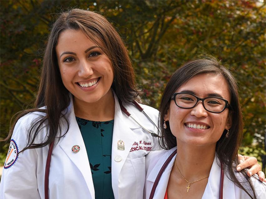 White Coat Virginia Students