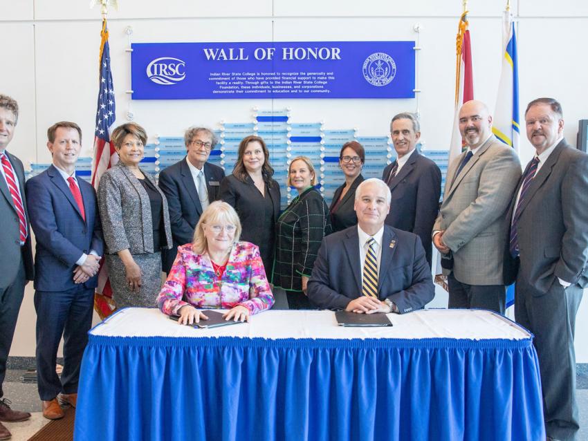 Edward Via College of Osteopathic Medicine Inks Partnership  with Indian River State College 