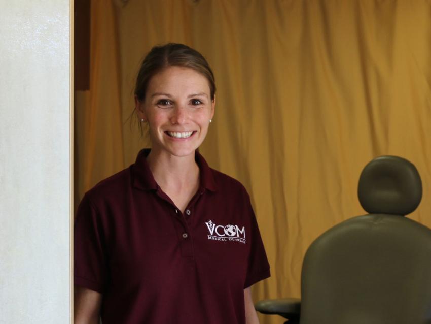 Alexis Stoner in the Carolinas Mobile Medical Unit