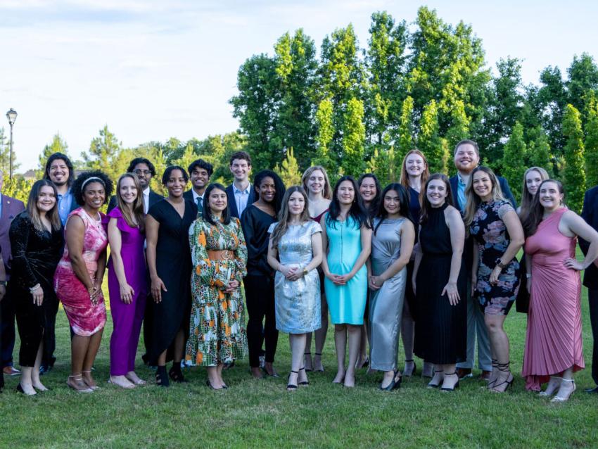 Group of VCOM-Louisiana students inducted into the prestigious Arnold P. Gold Foundation's Gold Humanism Honor Society (GHHS).