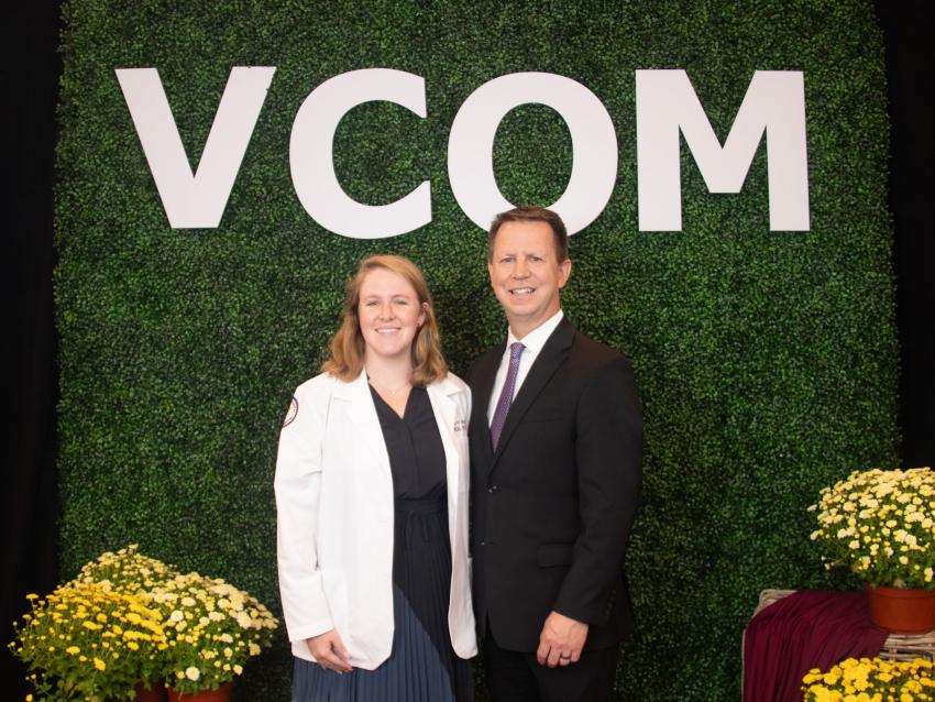 Olivia McLean posing with Dean Cannon