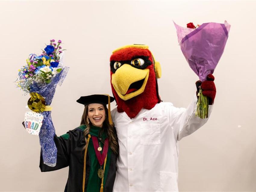 Genesis Lambert with Dr. Ace