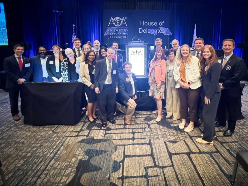 VCOM group at the AOA- 2025 House of Delegates Annual Business Meeting
