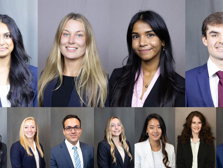 VCOM-Carolinas group of student research day award winners