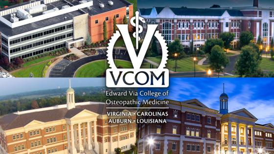 Campus building photos with logo