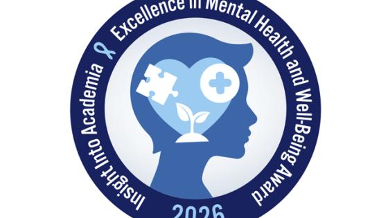 Insight into Academia 2026 award logo. Silhouette of a face